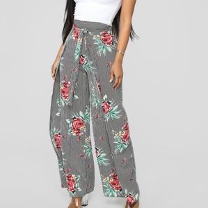 High Waist Wide Leg Pants